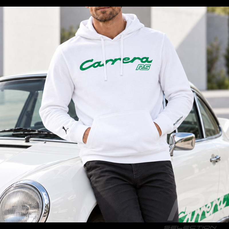 Porsche Sweatshirt 911 Carrera RS 2.7 Puma Grand Prix White / Green WAP121RS2 - unisex