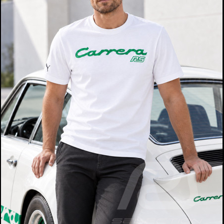 T-shirt Porsche 911 Carrera RS 2.7 Puma Blanc Grand Prix / Vert WAP124RS2 - mixte
