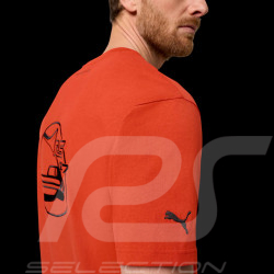 T-shirt Porsche 911 Carrera RS 2.7 Puma Orange Tangerine WAP125RS2 - mixte