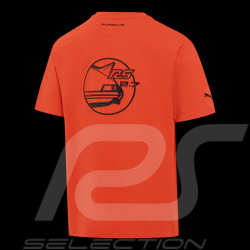 T-shirt Porsche 911 Carrera RS 2.7 Puma Orange Tangerine WAP125RS2 - mixte