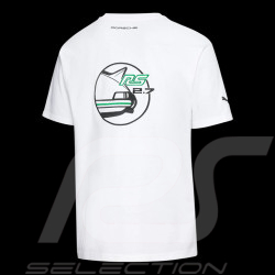 T-shirt Porsche 911 Carrera RS 2.7 Puma Blanc Grand Prix / Vert WAP124RS2 - mixte