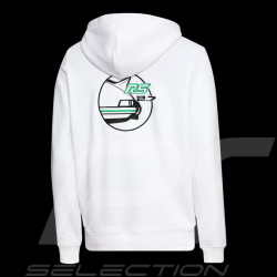 Duo Sweat Porsche et Casquette 911 Carrera RS 2.7 Blanc Grand Prix / Vert