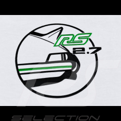 Duo Sweat Porsche et Casquette 911 Carrera RS 2.7 Blanc Grand Prix / Vert