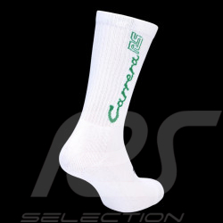 Chaussettes Porsche 911 Carrera RS 2.7 - Lot de 2 Paires Puma Orange Tangerine / Blanc Grand Prix WAP127RS2