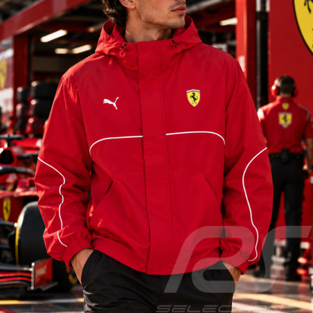 Ferrari Jacke Offiziell F1 Team Leclerc / Hamilton Rot Puma 701238268-001 - unisex