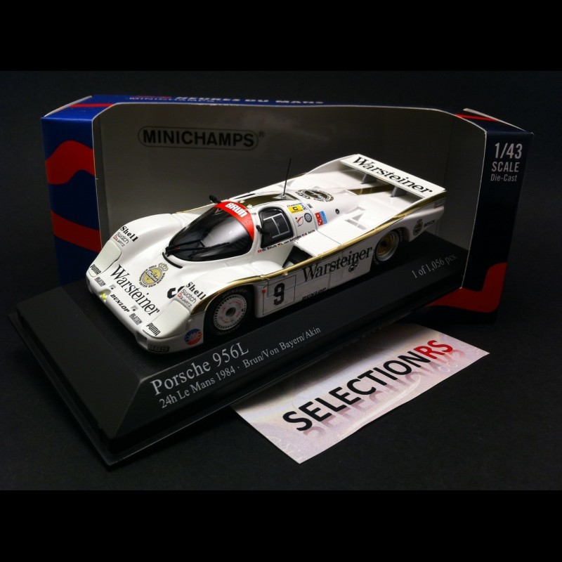 Porsche 956 L Le Mans 1984 n° 9 Warsteiner 1/43 Minichamps 430846509