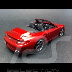 Porsche 997 turbo cabriolet rouge