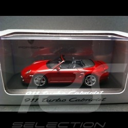 Porsche 997 Turbo Cabriolet rouge 1/43 Minichamps WAP0200130A