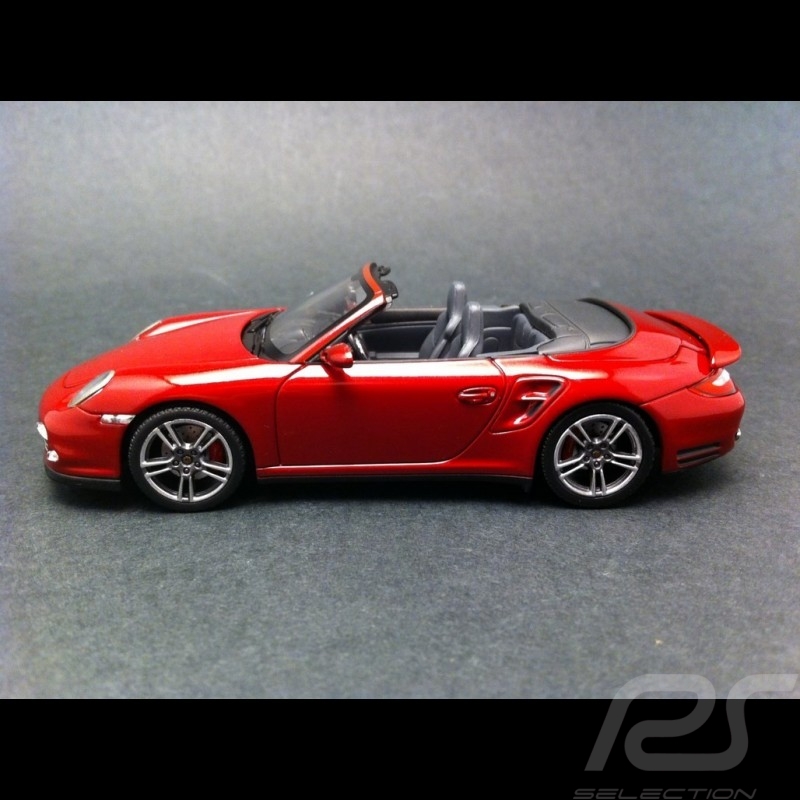 Porsche 997 turbo cabriolet rouge
