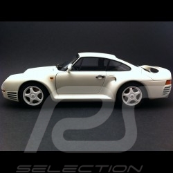Porsche 959 white 1/18 Autoart 78083