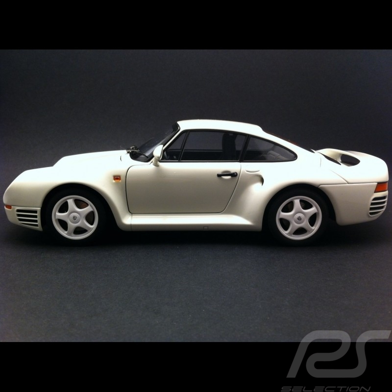 Porsche 959 blanche 1/18 Autoart 78083