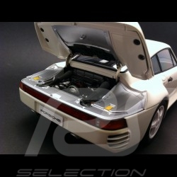 Porsche 959 blanche 1/18 Autoart 78083