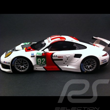 Porsche 911 type 991 GT3 RSR n° 92 Class winner Le Mans 2013 1/18 Spark 18S102