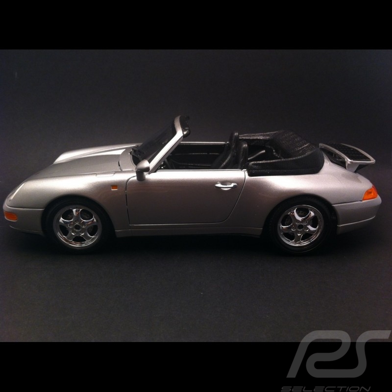 Porsche 356 B Cabriolet 1961 bleu 1/18 Burago 12025