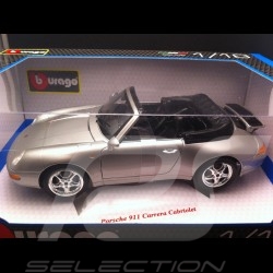 Porsche 356 B Cabriolet 1961 bleu 1/18 Burago 12025