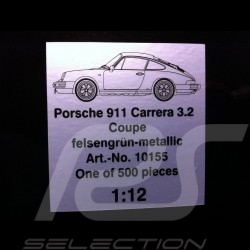 Porsche 911 Carrera 3.2 Coupé 1984 grey 1/12 Premium Classixxs 10155