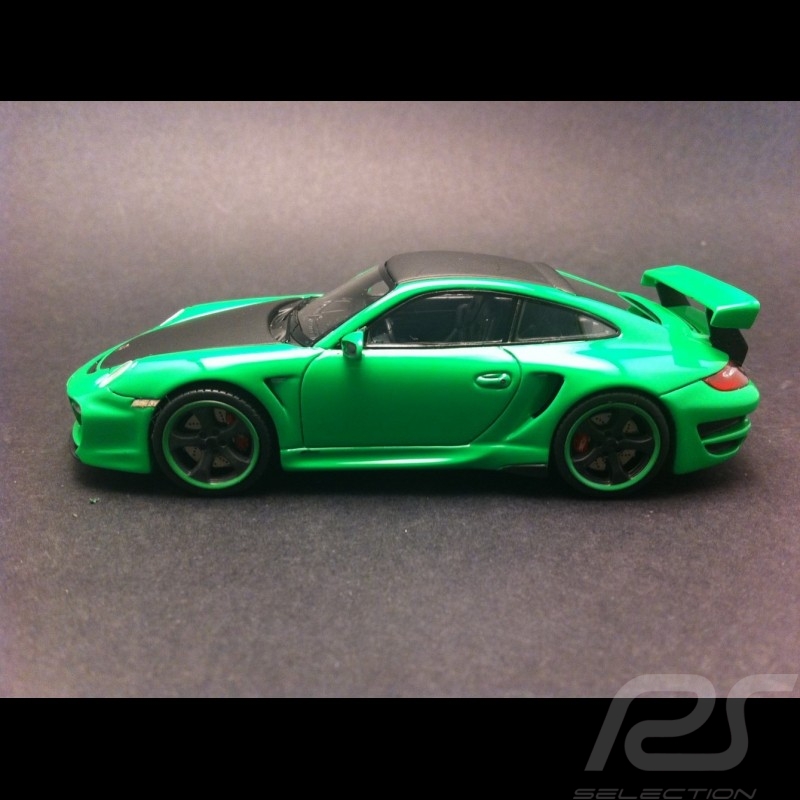 Porsche 997 GT Street vert / noir 1/43 Neo 738