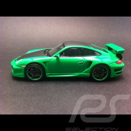 Porsche 997 GT Street vert / noir 1/43 Neo 738