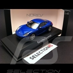Porsche Cayman 2013 bleu 1/43 Norev 750031