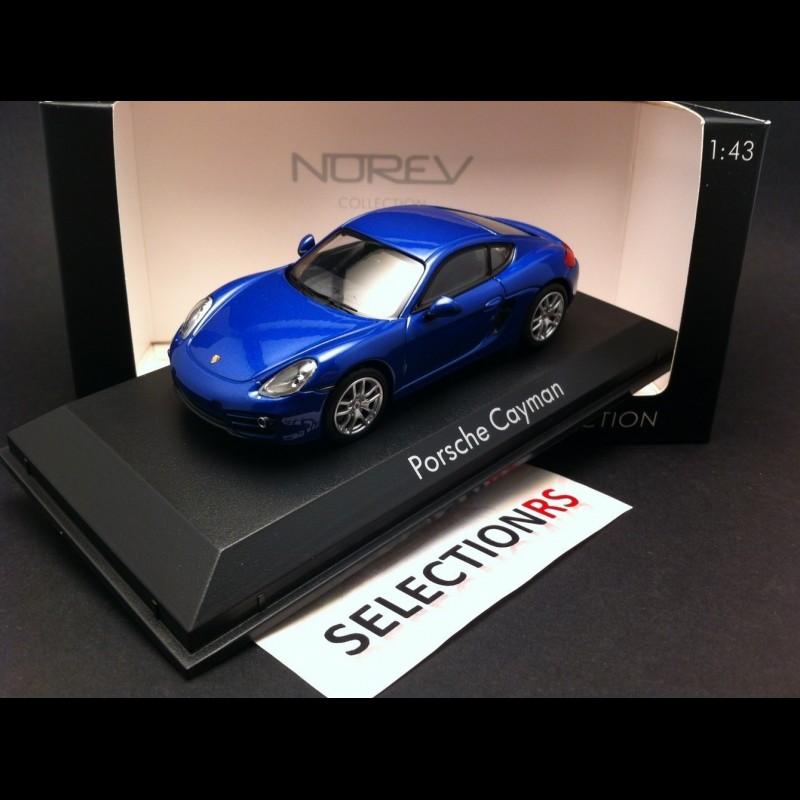 Porsche Cayman 2013 Bleue Norev 1/43 – Miniature Collection Neuve (750031)