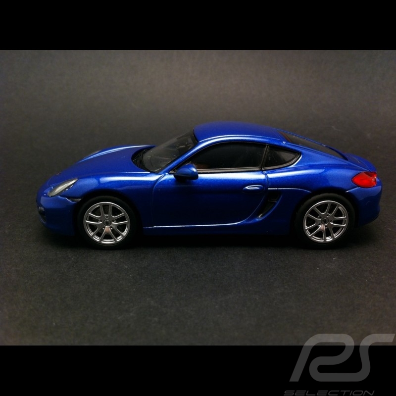 Porsche Cayman 2013 bleu 1/43 Norev 750031