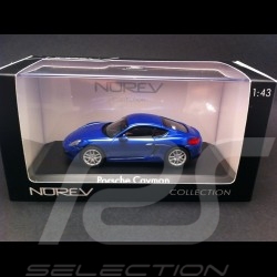 Porsche Cayman 2013 bleu 1/43 Norev 750031