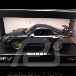 Porsche 997 GT3 RS 2010 grau / gold 1/18 Norev 187569