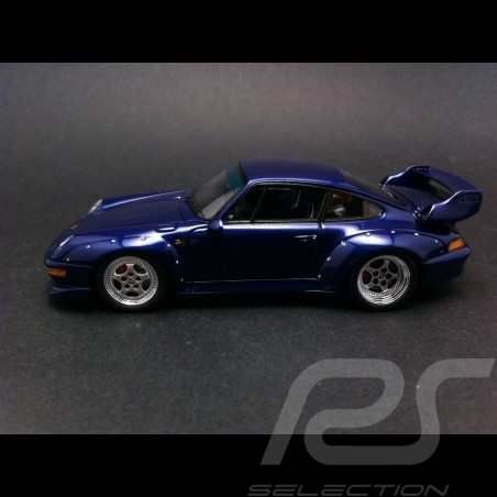 Porsche 911 type 993 GT2 1995 bleue 1/43 Spark S4197