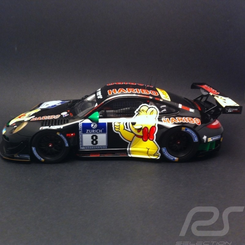 Porsche 997 GT3 R Nurburgring 2013 n° 8 Haribo 1/18 Spark 18SG008