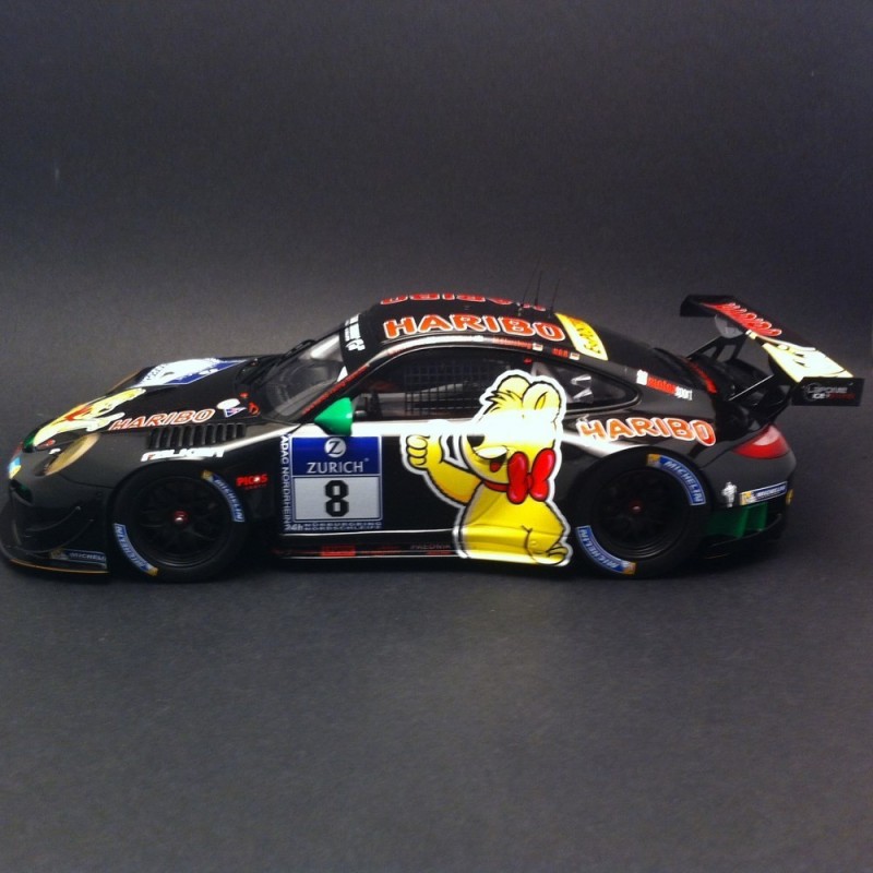 Porsche 997 GT3 R Nurburgring 2013 n° 8 Haribo 1/18 Spark 18SG008