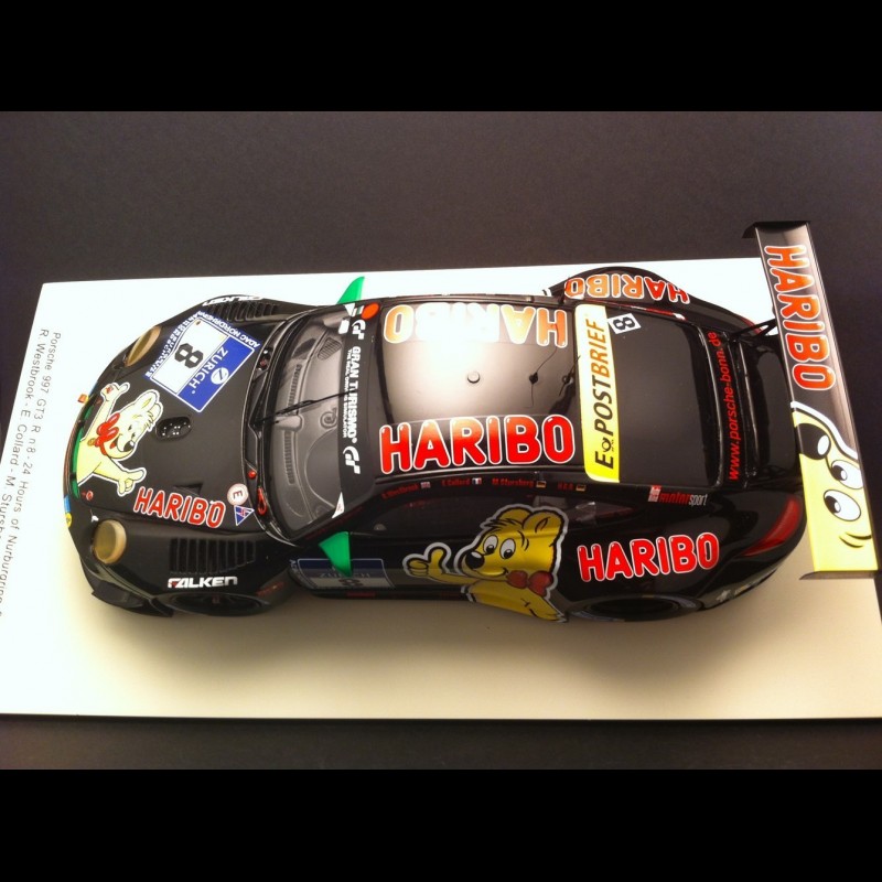 Porsche 997 GT3 R Nurburgring 2013 n° 8 Haribo 1/18 Spark 18SG008