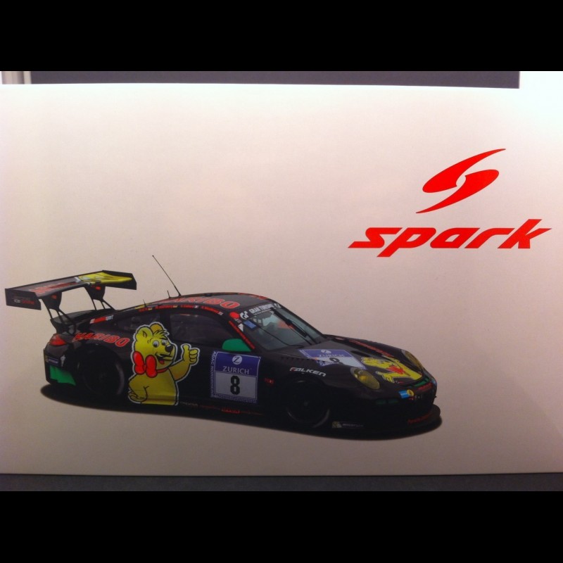 Porsche 997 GT3 R Nurburgring 2013 n° 8 Haribo 1/18 Spark 18SG008