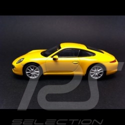 Porsche 991 Carrera S jaune 1/43 Welly MAP01994514