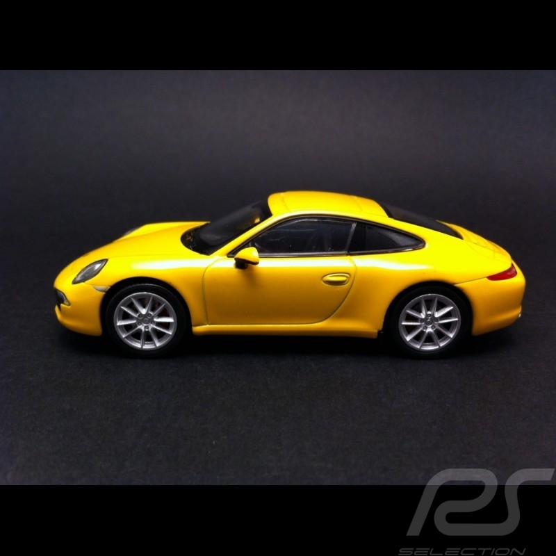 Porsche 991 Carrera S jaune 1/43 Welly MAP01994514