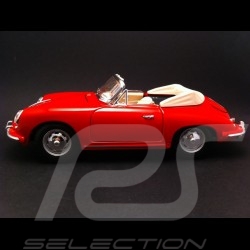 Porsche 356 B Cabriolet 1961 red 1/18 Burago 12025