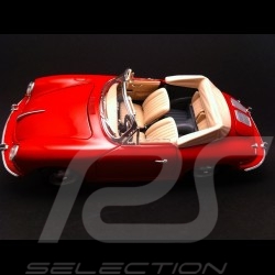 Porsche 356 B Cabriolet 1961 rouge 1/18 Burago 12025