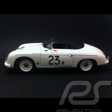 Porsche 356 A Speedster blanc n° 23F 1/18 Autoart 77865