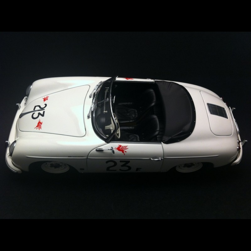 Porsche 356 A Speedster #23F Blanche - Autoart 1/18 77865 - Miniature Rare