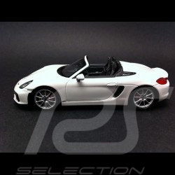 Porsche Boxster Spyder 981 2015 blanc 2015 1/43 Spark WAP0202120F