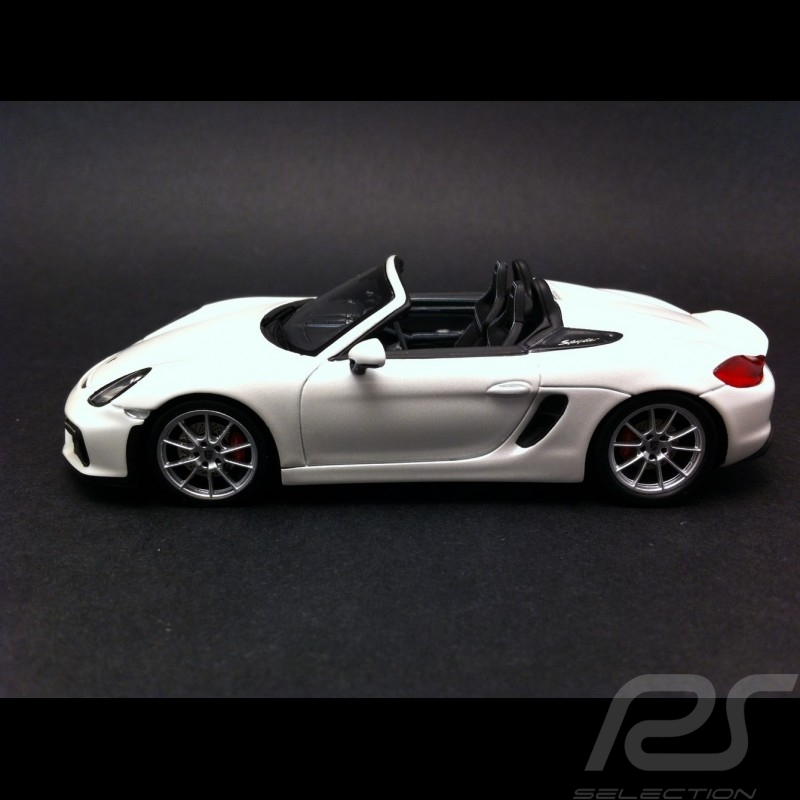 Porsche Boxster Spyder 981 2015 blanc 2015 1/43 Spark WAP0202120F