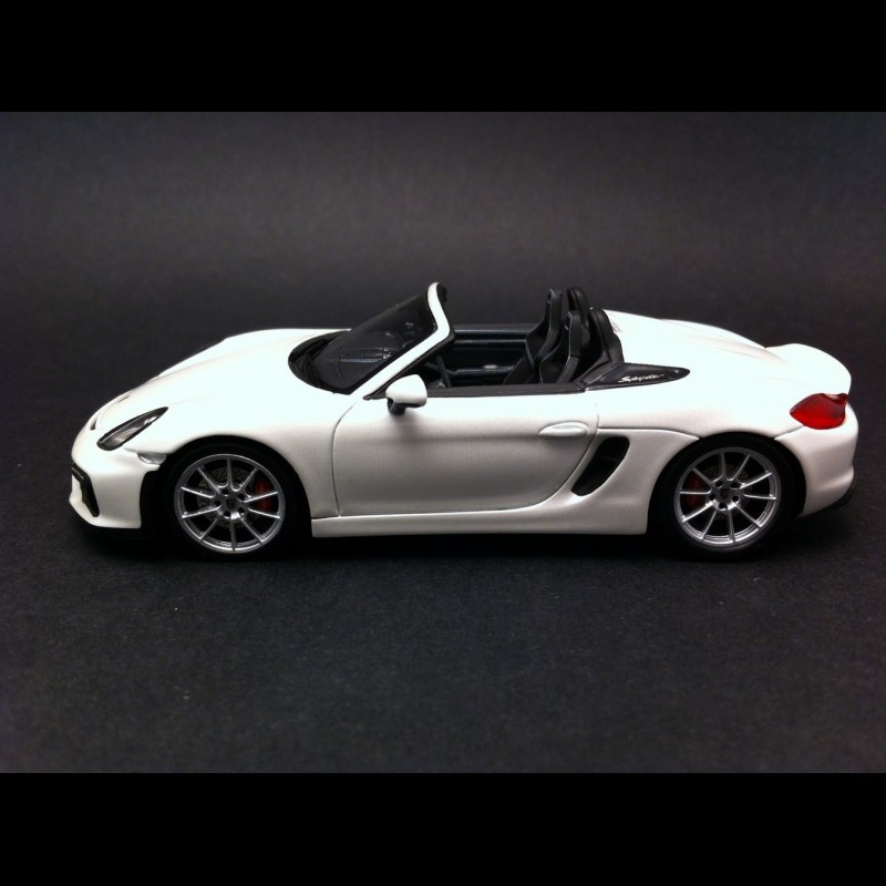 Porsche Boxster Spyder 981 2015 white 1/43 Spark WAP0202120F