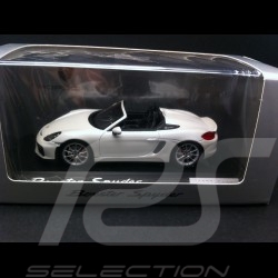 Porsche Boxster Spyder 981 2015 blanc 2015 1/43 Spark WAP0202120F