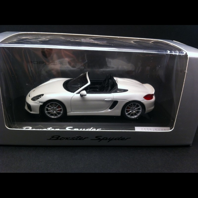 Porsche Boxster Spyder 981 2015 white 1/43 Spark WAP0202120F