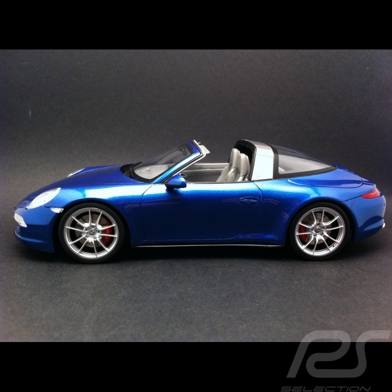 Porsche 991 Targa 4S bleu 1/18 GT Spirit GT037