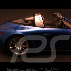 Porsche 991 Targa 4S blue 1/18 GT Spirit GT037