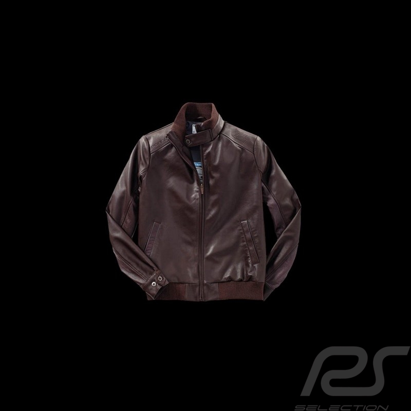 Blouson Steve McQueen en cuir Porsche Design WAP942