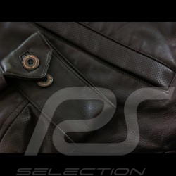 Blouson Steve McQueen en cuir Porsche Design WAP942
