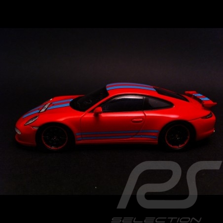 Porsche 991 Carrera 4S Martini rouge 1/43 Spark MAP02020315