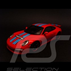 Porsche 991 Carrera 4S Martini rouge 1/43 Spark MAP02020315