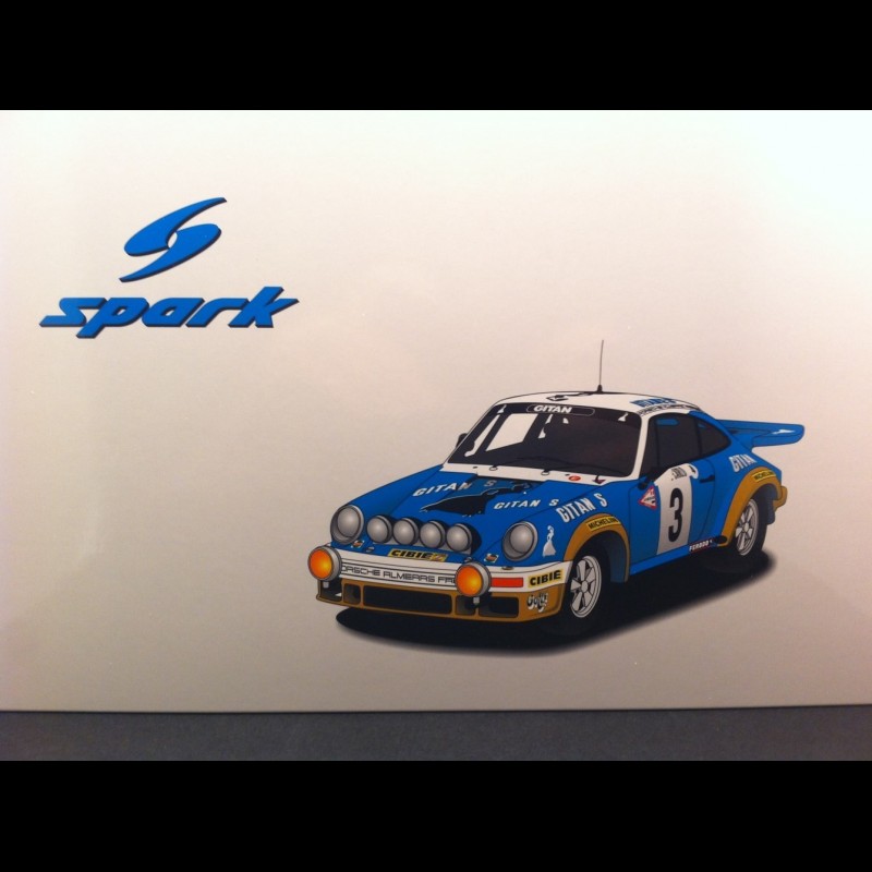 Porsche 911 Monte Carlo 1978 n° 3 1/18 Spark 18S095